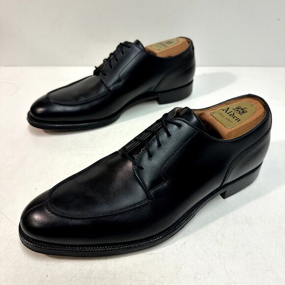 WORN TWICE Crockett & Jones x Peal & Co Split Toe Derby Black Calf England US 10 - Picture 5 of 13